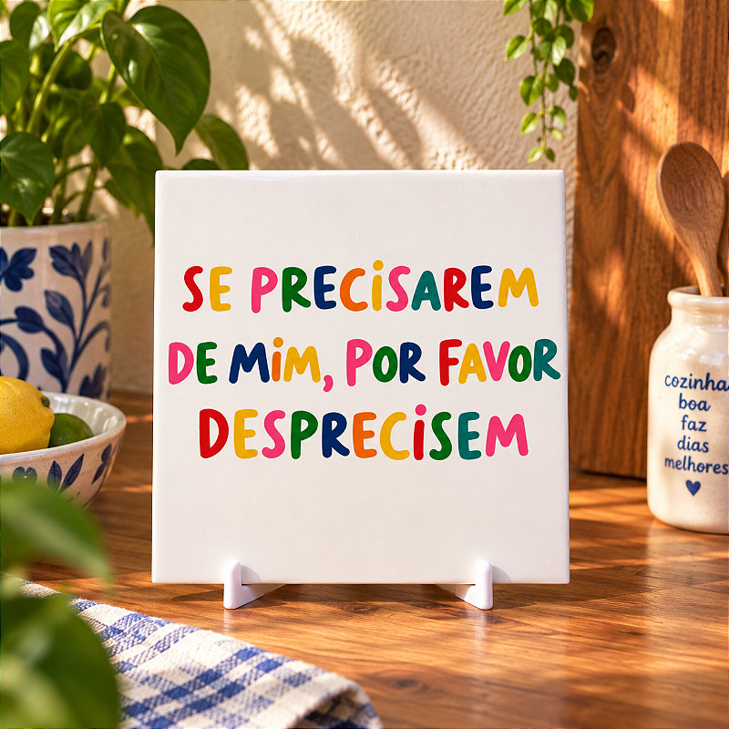 Coleção Brasilidades — Azulejos Frases
