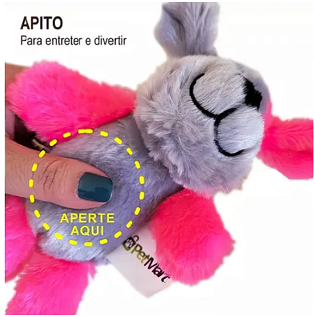 Brinquedo Cachorrinho Pelúcia - Rosa