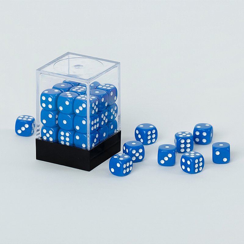Conjunto de 36 dados D6 Viper - Azul