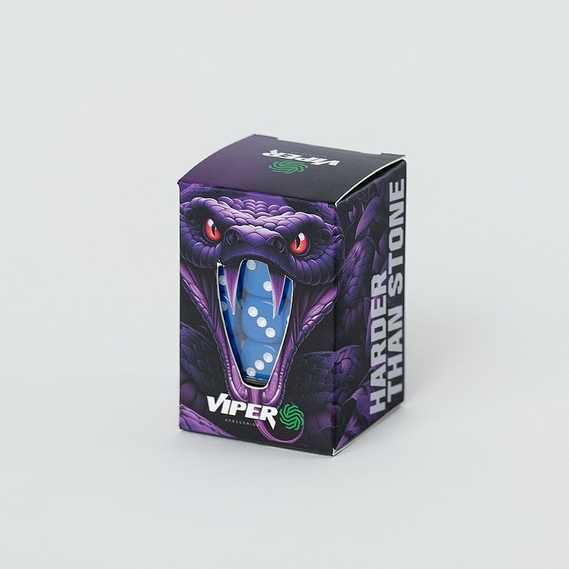 Conjunto de 36 dados D6 Viper - Azul