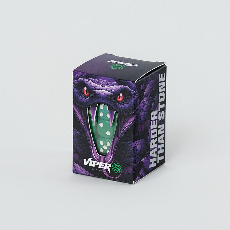 Conjunto de 36 dados D6 Viper - Verde
