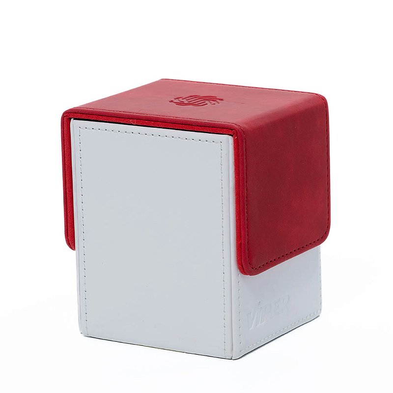 Deckbox Viper Showcase 100+ Branco E Vermelho Card Game