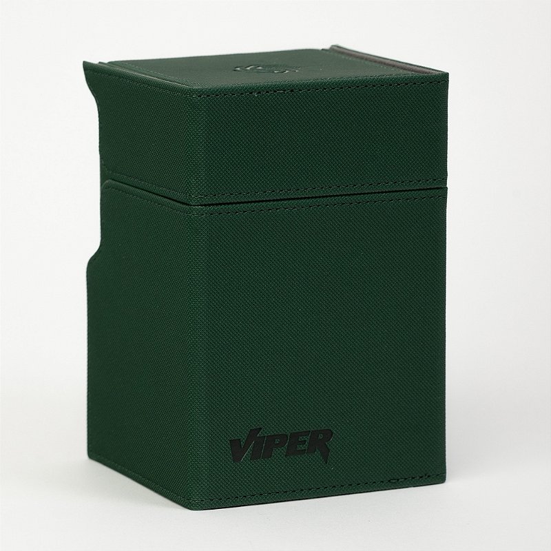 Deckbox Premium Viper 100+ Torre Verde Com Gaveta Card Game