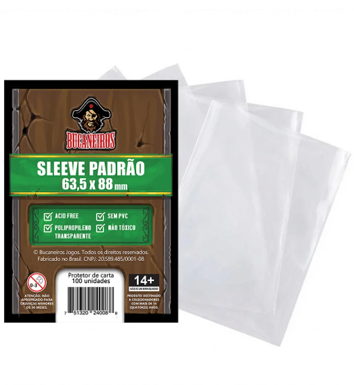 Sleeve Padrão (63,5 × 88 mm)