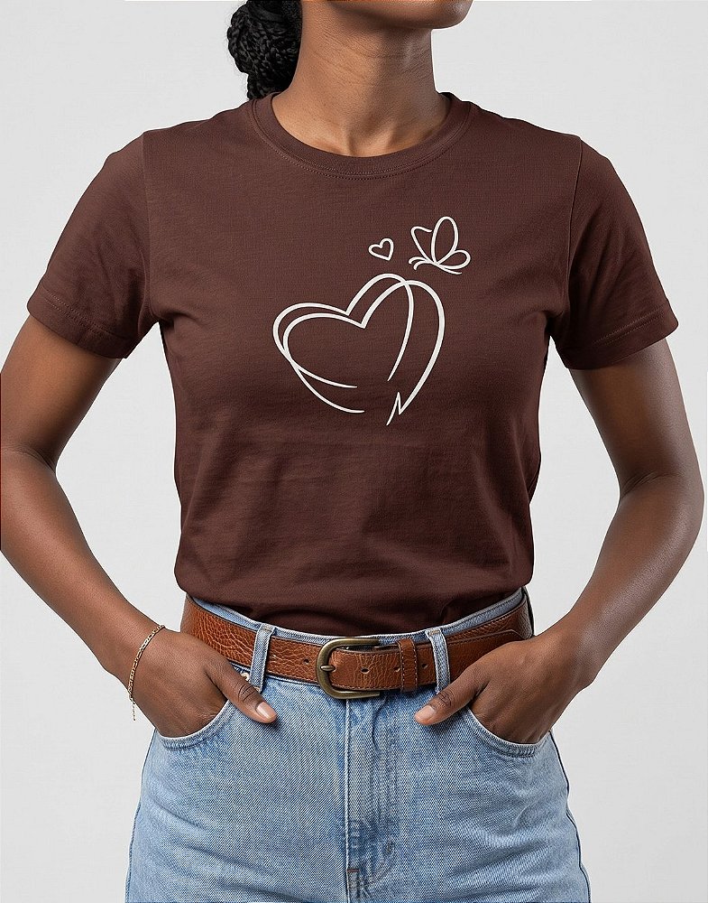 T-shirt Duplo Coração