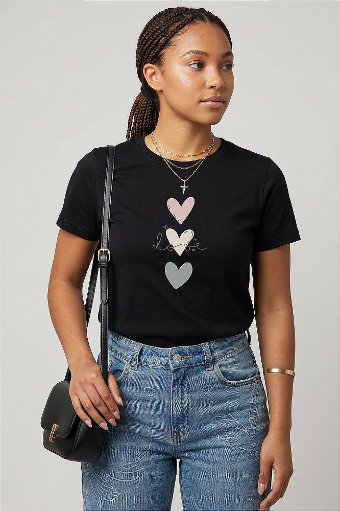 T-shirt Três Corações