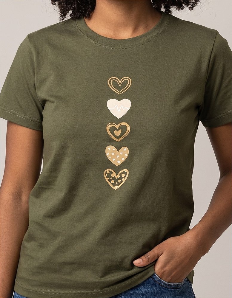 T-shirt Five Coração