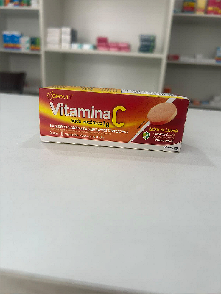 VITAMINA C EFERVESCENTE 1G C/10CPS
