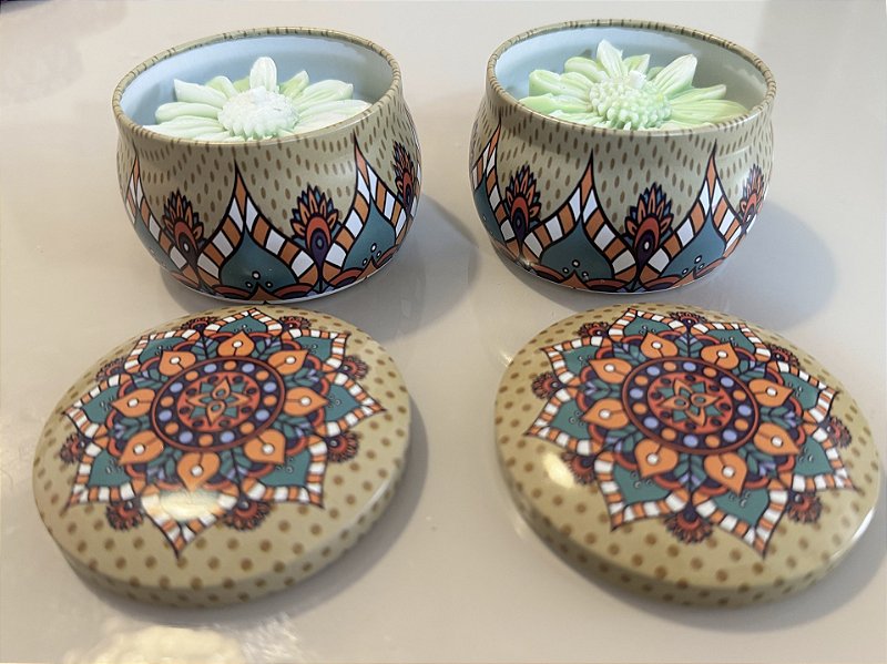 Vela decorativa alecrim e bamboo