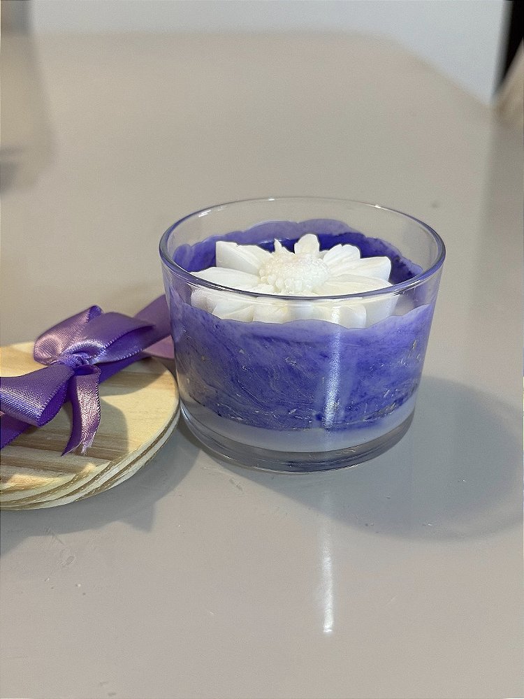 Vela artesanal lavanda francesa