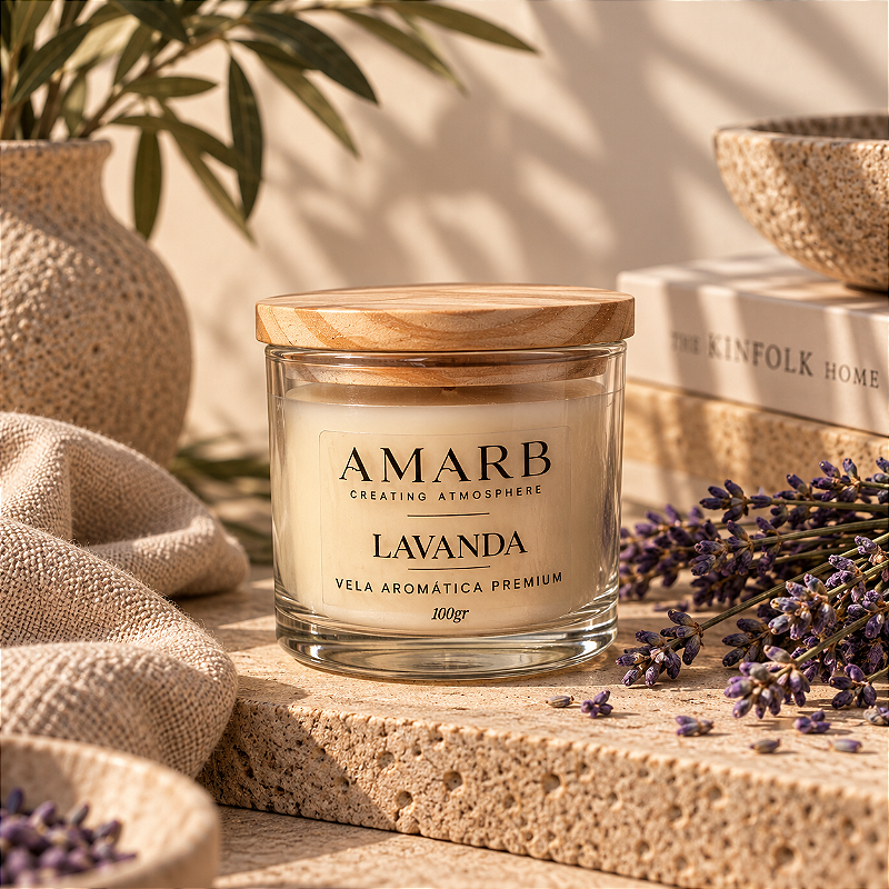 Vela Aromática Essential - Lavanda