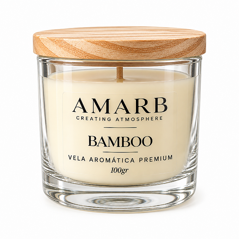 Vela Aromática Essential - Bamboo