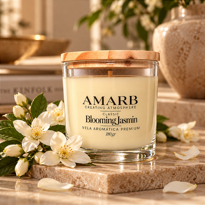 Vela aromática Classic - Blooming Jasmin