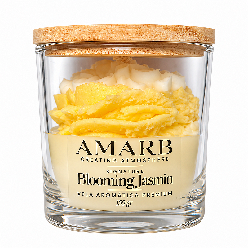Vela Aromática Signature - Blooming Jasmin