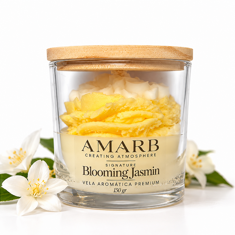 Vela Aromática Signature - Blooming Jasmin