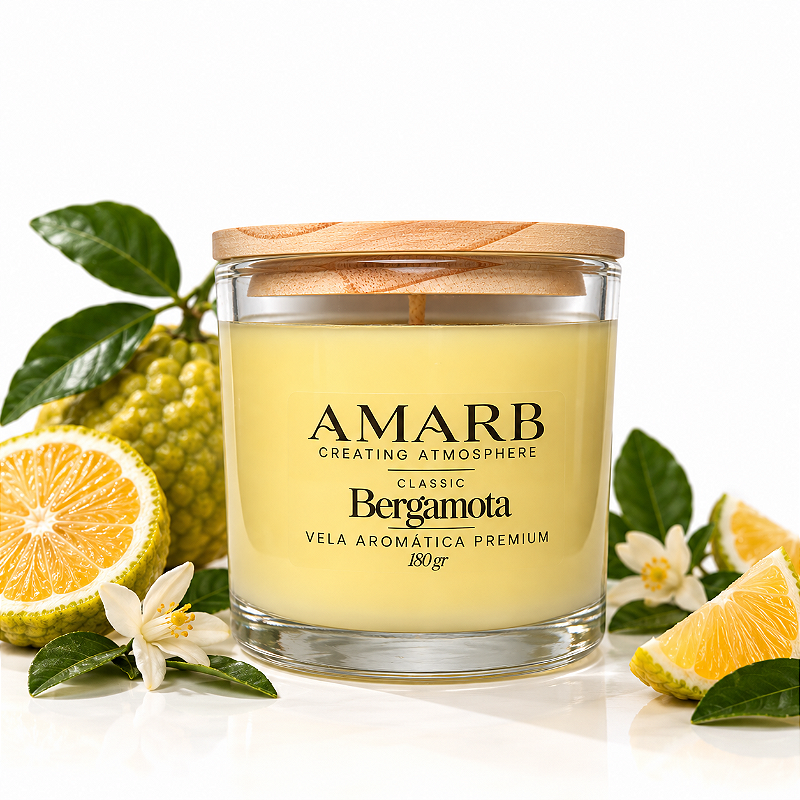 Vela Aromática Classic - Bergamota