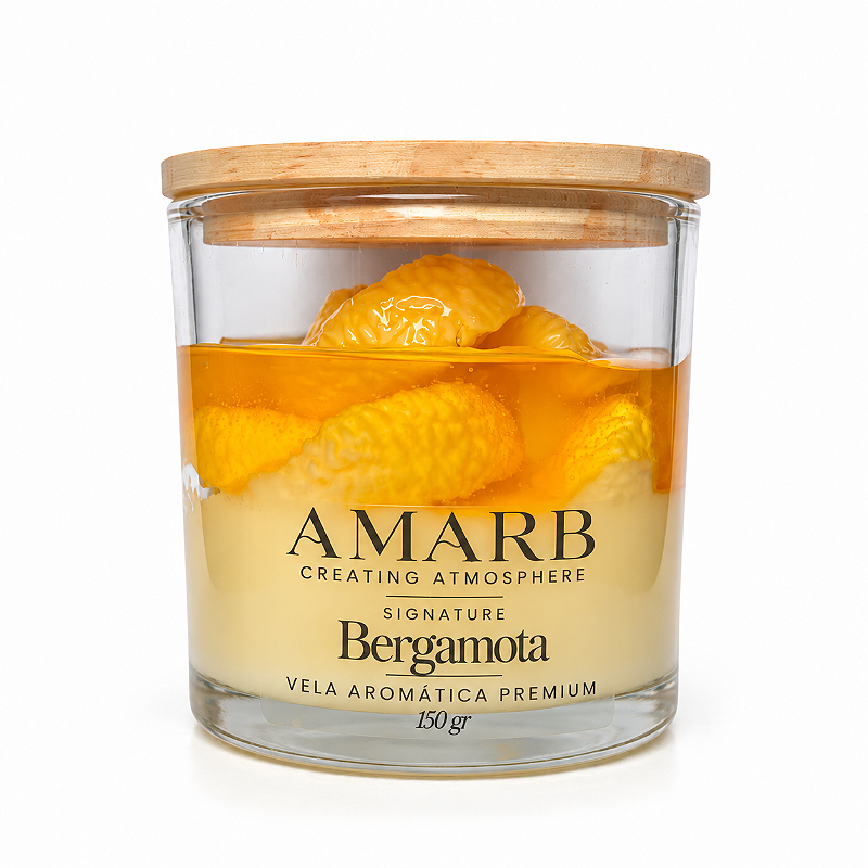 Vela Aromática Signature - Bergamota