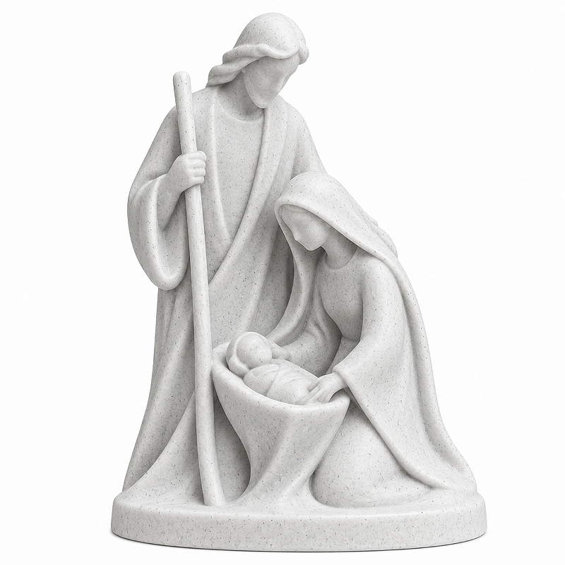 Presépio Sagrada Família 15cm Decoração Natal