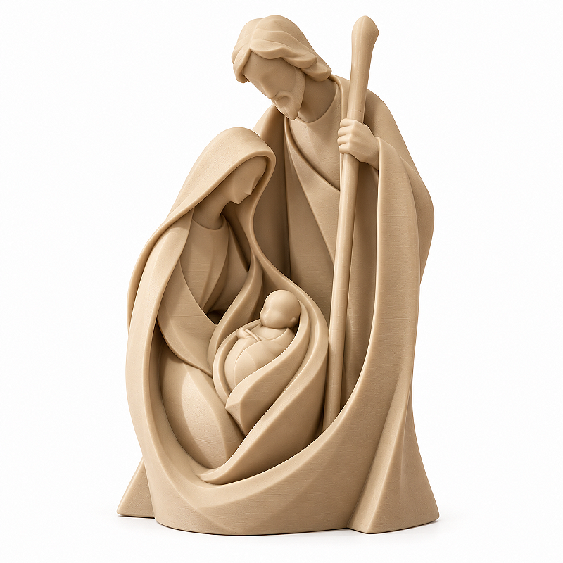 Presépio Natalino Sagrada Família 16cm Decoração Natal