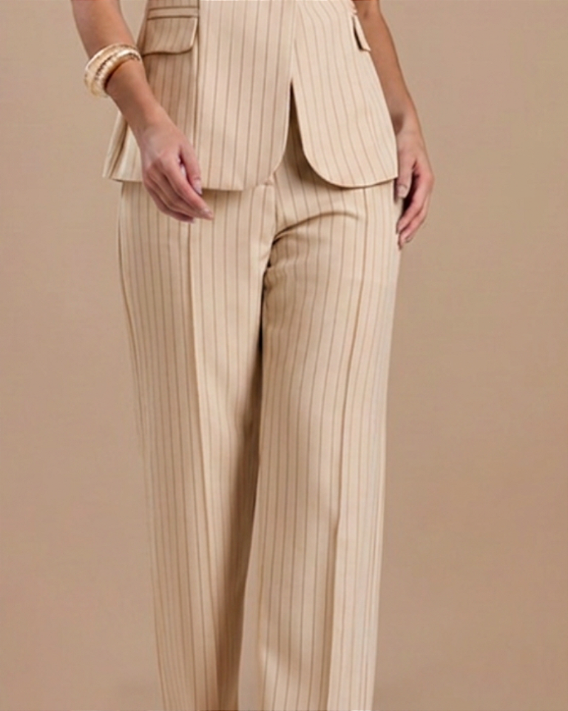Calça de Alfaiataria Risca de Giz