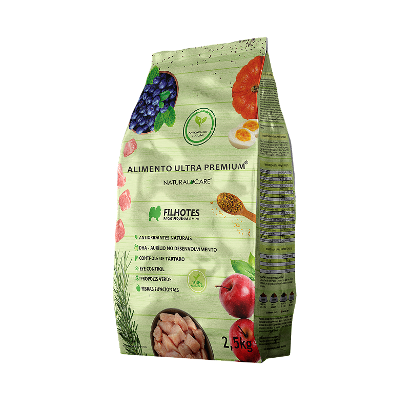 RAÇÃO NATURAL CARE FILHOTES