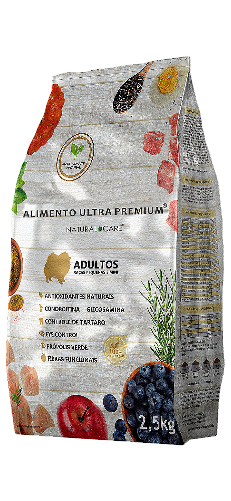 RAÇÃO NATURAL CARE ADULTOS