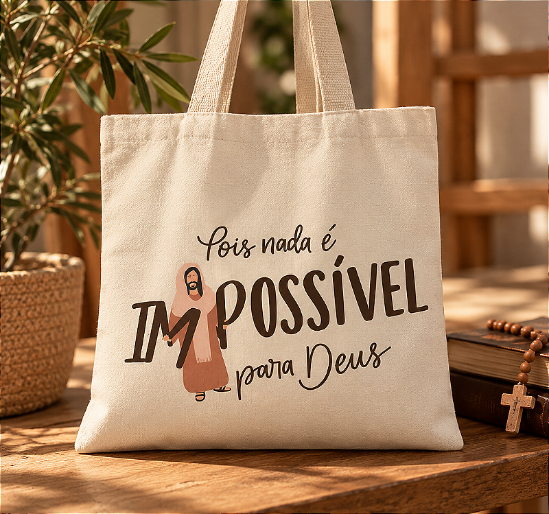 Ecobag Impossível 30x40