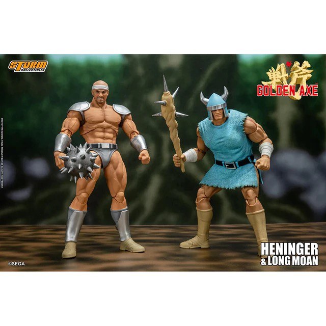 Action Figure 2 pack Heninger e Long Moan Golden Axe - Storm Collectibles