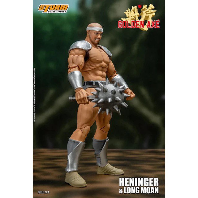 Action Figure 2 pack Heninger e Long Moan Golden Axe - Storm Collectibles