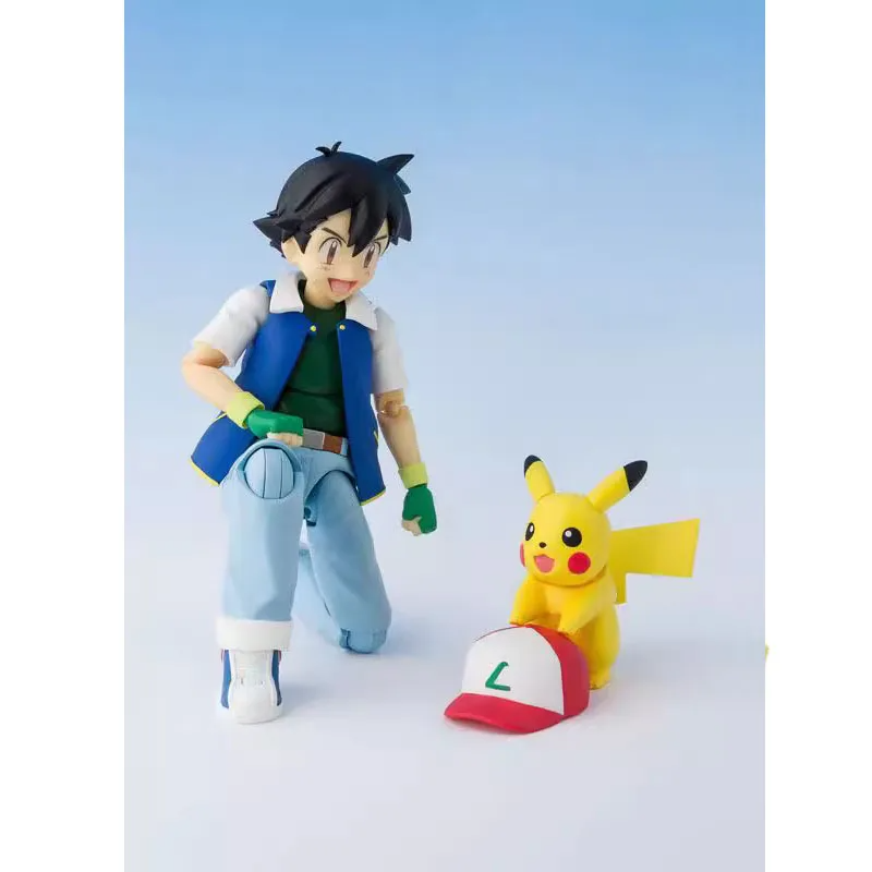 Action Figure Ash Ketchum e Pikachu - Bandai ShFiguarts