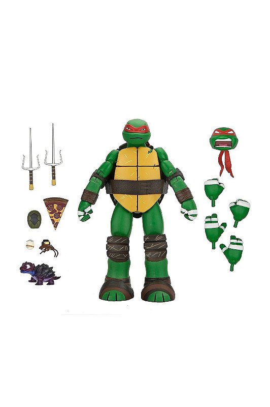 Action Figure Bundle As Tartarugas Ninja (2012) Ultimate Kit Completo 4 Figuras 18 cm - NECA Original