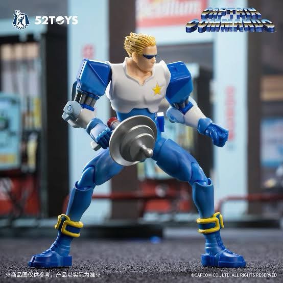 Action Figure Capitão Comando Capcom - Original 52Toys