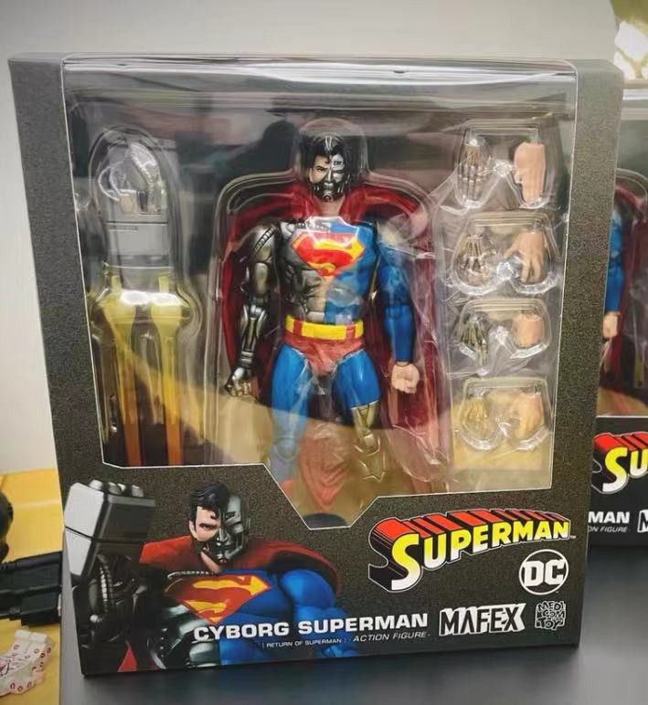Action Figure Cyborg Superman Dc Comics - MAFEX
