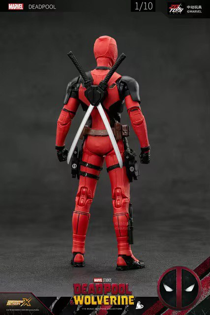 Action Figure Deadpool Marvel Deadpool e Wolverine - Original ZD Toys