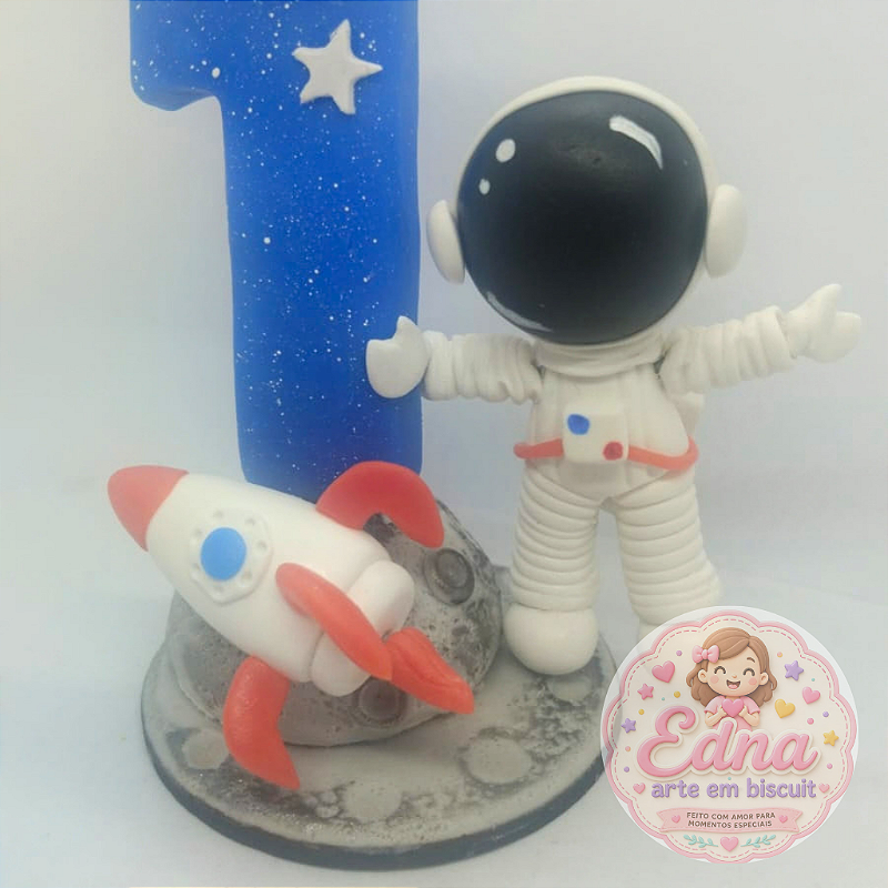 Vela decorativa Astronauta