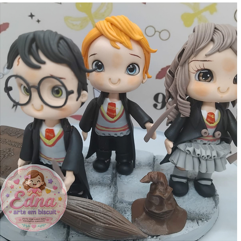Topo de Bolo Personalizado Harry Potter