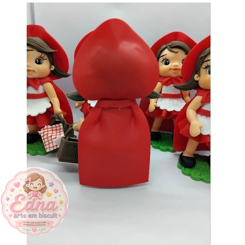 Kit 10 Apliques para Lembrancinhas - Chapeuzinho Vermelho