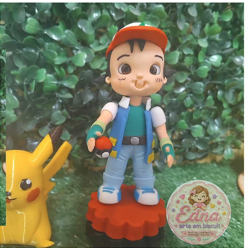 Topo de Bolo Personalizado - Pokémon