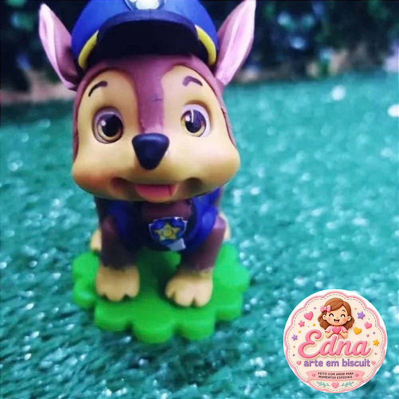 Kit 10 Apliques para Lembrancinhas - Patrulha Canina