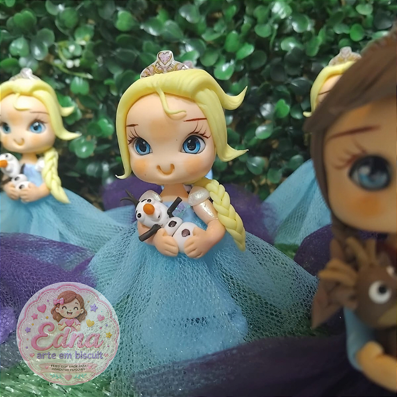 Kit 10 Apliques Luxo para Lembrancinhas - FROZEN