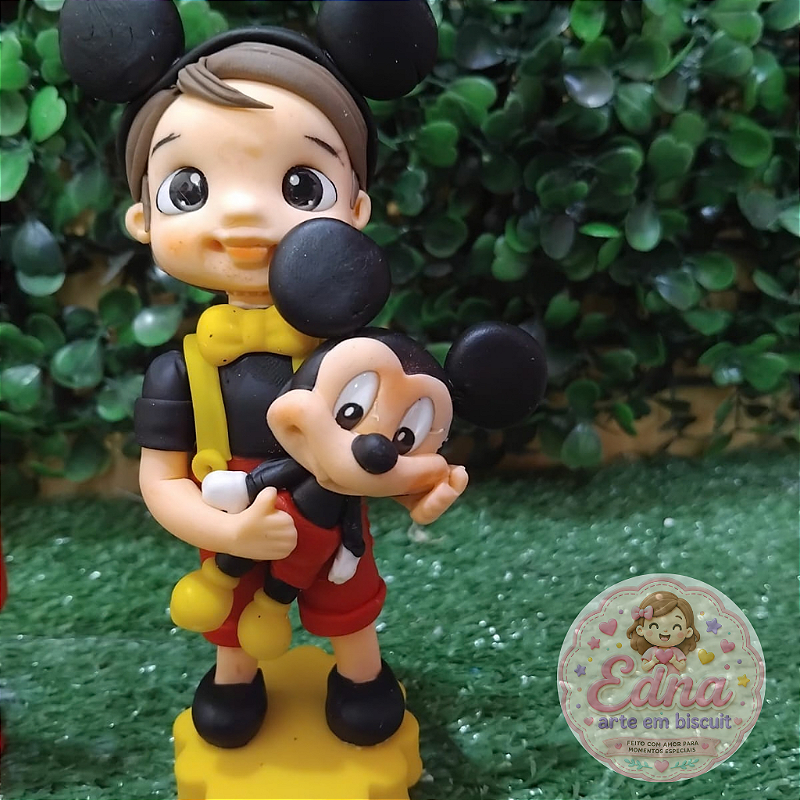 Topo de Bolo Personalizado - MICKEY