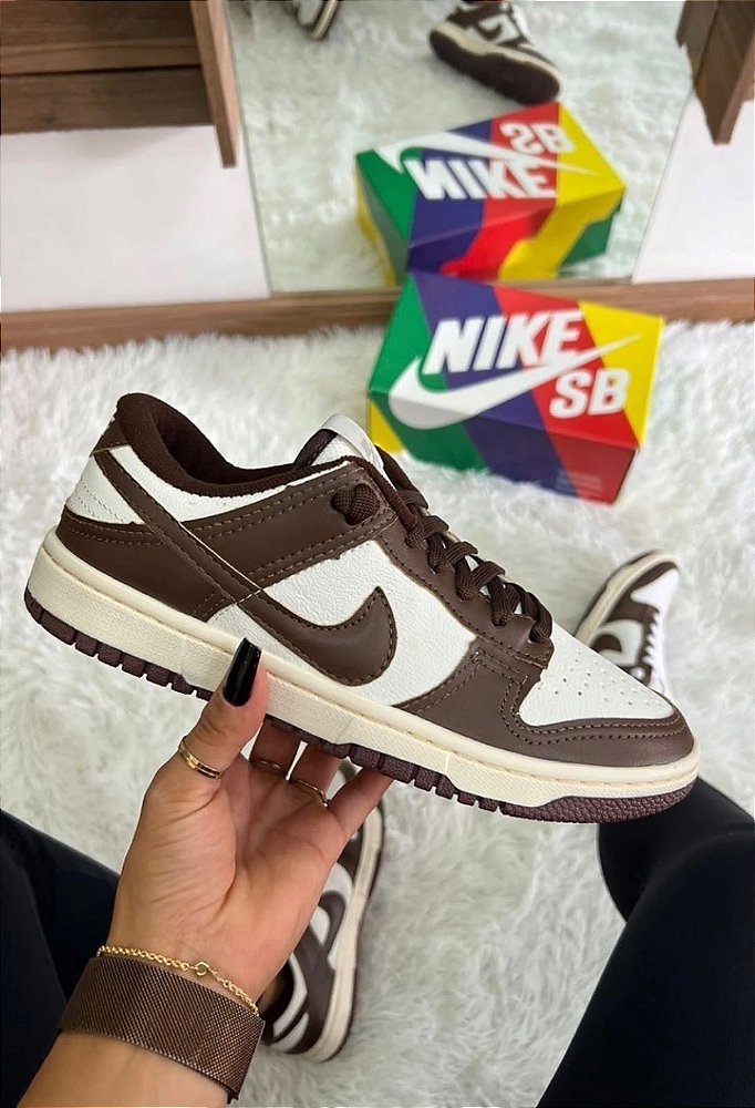 Tênis Nike Sb Dunk Marrom Cacau
