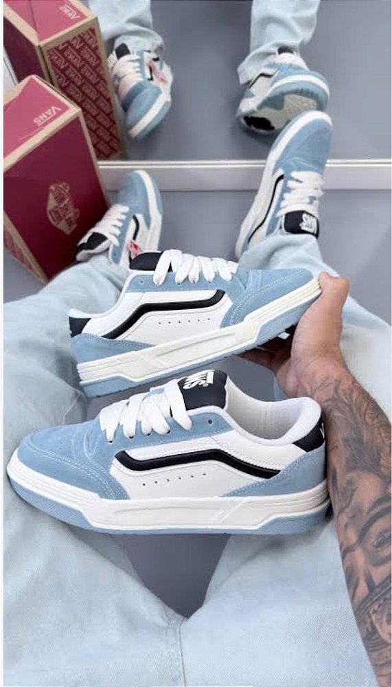 Tênis Vans Hylane Azul Celeste Importado Vietnâ