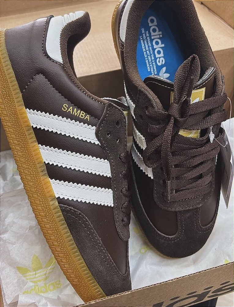 Tênis Adidas Samba Marrom/cacau Premium