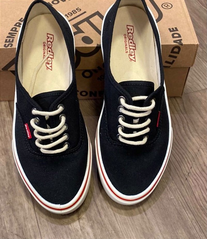 Tênis Redley Preto/Branco Premium