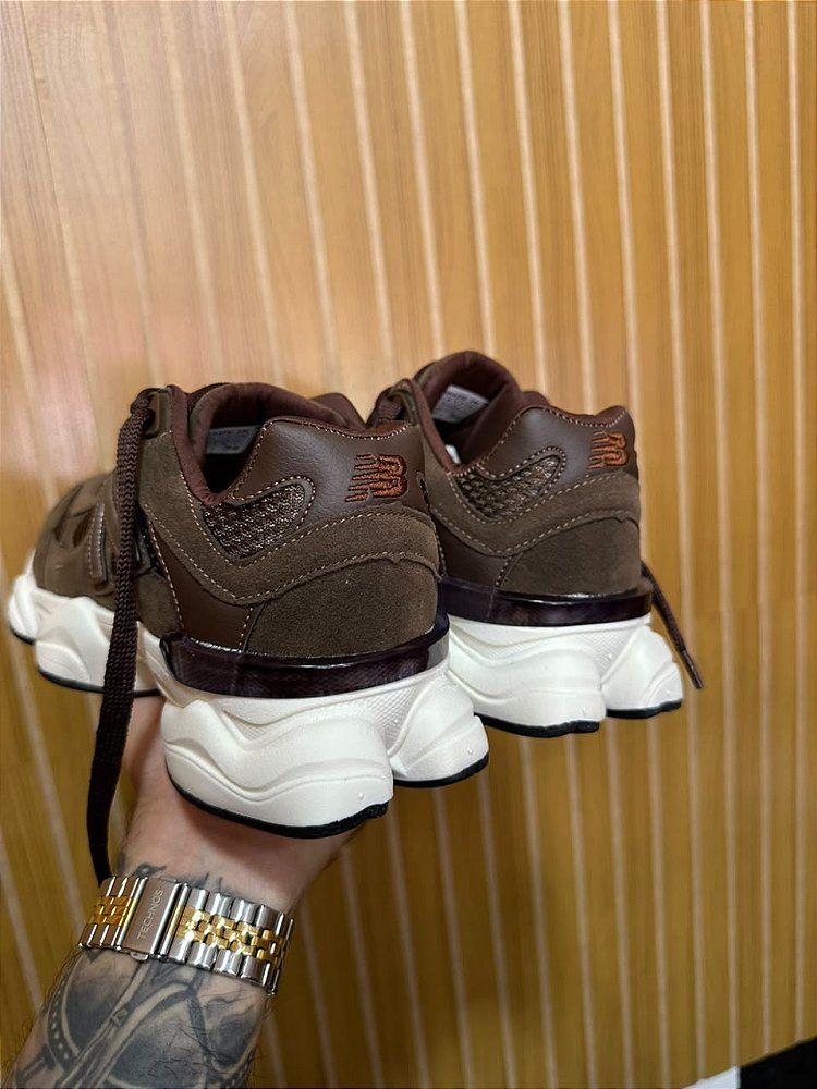 Tênis New Balance 90/60 Importado Vietnã Marrom Cacau