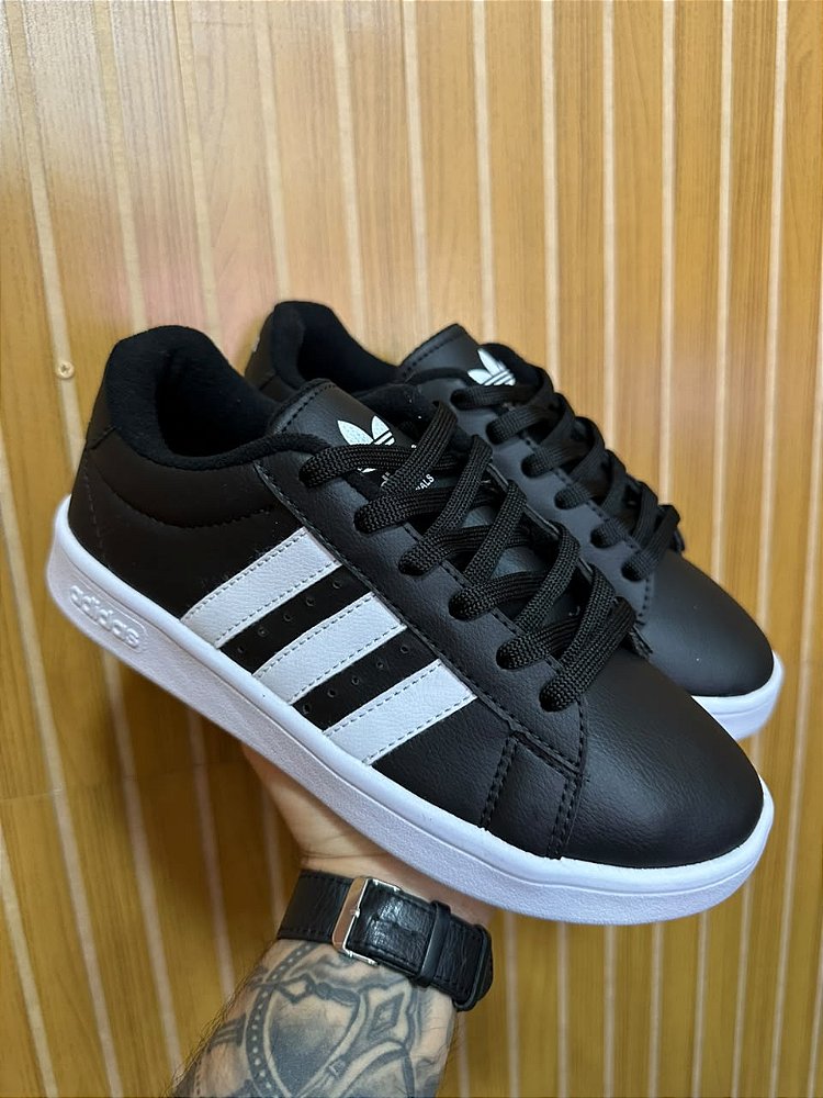 Tênis Adidas Grand Court Preto/Branco