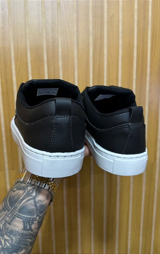 Tênis Sapatenis Lacoste Preto/branco Nacional