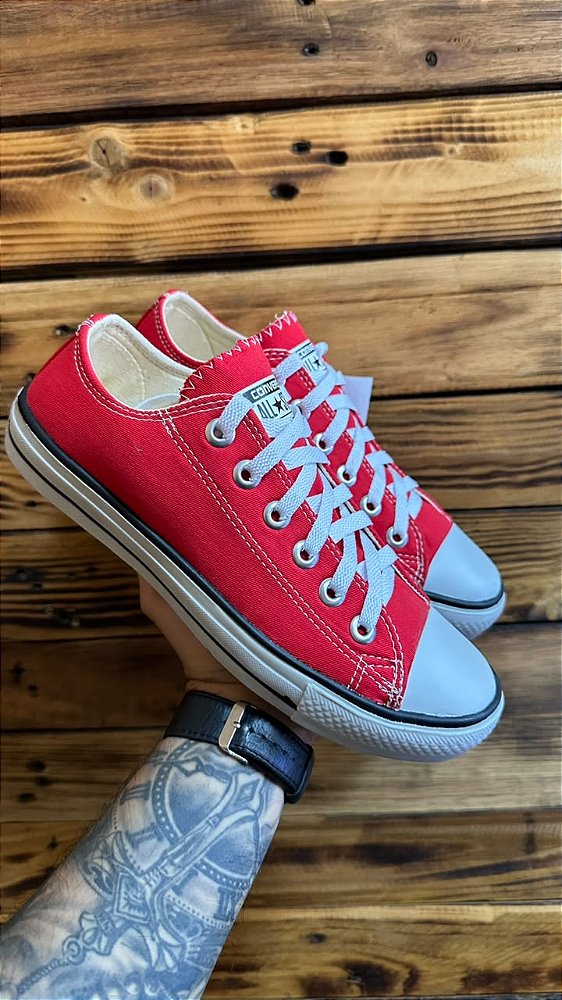 Tênis All Star Vermelho/Branco