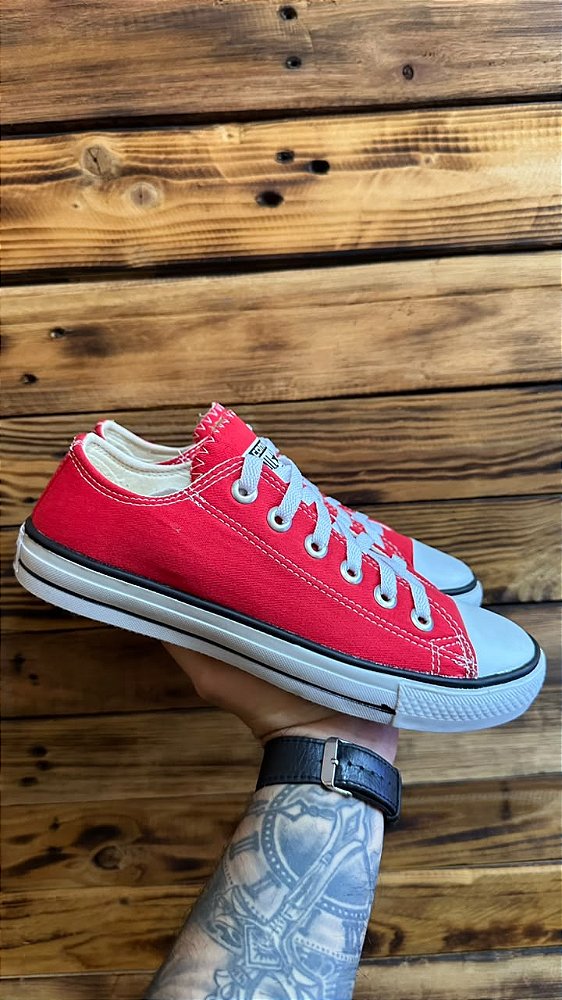 Tênis All Star Vermelho/Branco